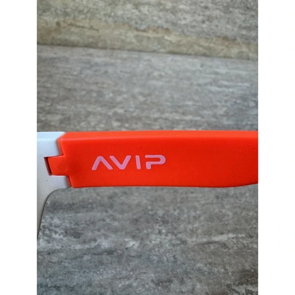 POC AVIP Cycling Sunglasses Zeiss Orange and White